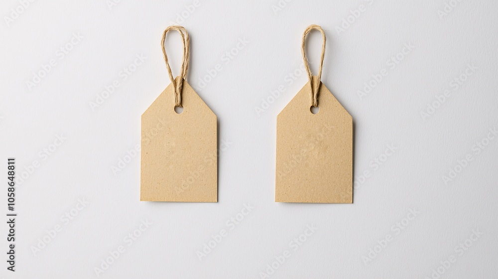 Poster two price tags, one labeled cost and the other value, placed side-by-side on a plain background with