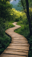 Obraz premium The Path to Success A guide or roadmap outlining the steps and strategies necessary to achieve business success