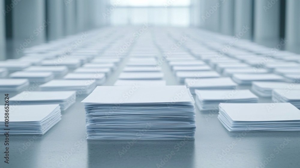 Poster business documents spread out on a table with value and cost icons prominently displayed, symbolizin