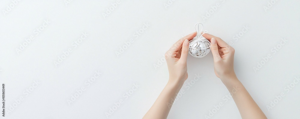 Poster hands hold a price tag and value symbol in balance, representing the concept of cost-benefit in inve