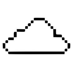 Fototapeta premium cloud 8 bit