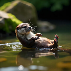 A beautiful baby animal, full of cuteness and innocence, featuring soft fur or feathers,