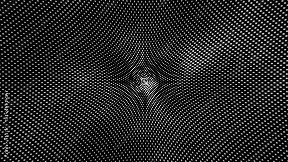 Poster clouds and smoke animation with a halftone effect