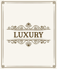 Decorative vintage frames and borders, Vector design