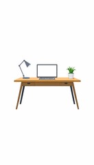 Isolated Desk