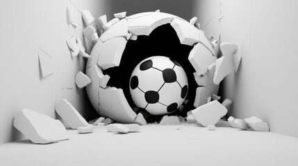 Soccer Ball Through Wall.