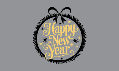 Celebrate the New Year with this vibrant, multicolor 