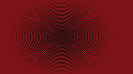 Dark Red line circle abstract background for backdrop or presentation