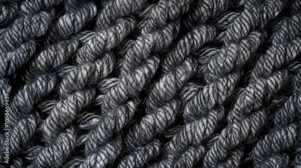 Poster up close view of a woven fabric with visible knit pattern. the texture and craftsmanship highlighted