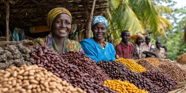 Visual representation of fair trade, promoting fair wages and ethical business practices.