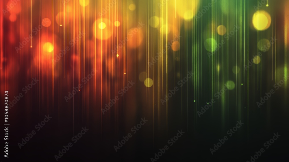 Poster abstract background with colorful glowing lights, vibrant and dynamic design for modern projects