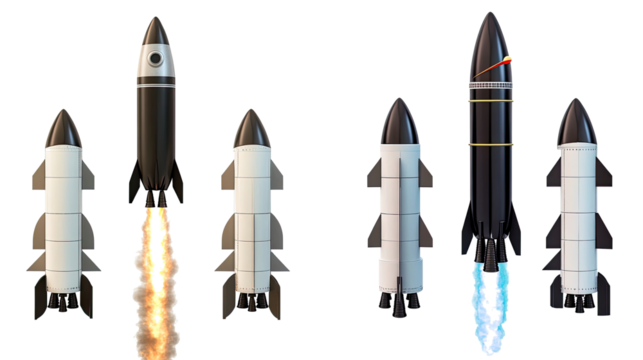 Rocket Launches Representing Business Growth and Startup Concepts Generative AI