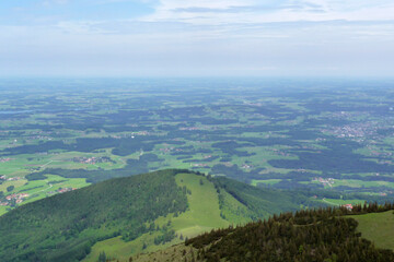 Obraz premium Kampenwand mountain tour in Bavaria, Germany