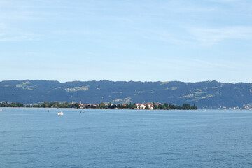 Fototapeta premium Boat trip on Lake Constance, Germany