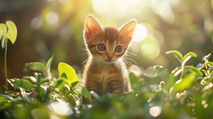 Kitten in Sunlight.