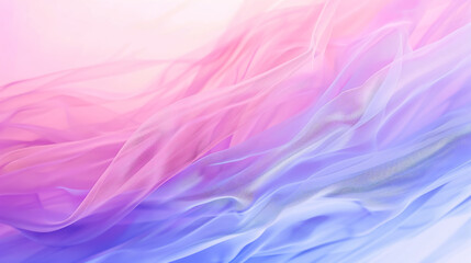 Fototapeta premium Abstract photo with a pastel purple-pink-blue gradient, featuring smooth lines and a Pantone color background.