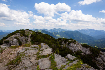 Mountain hiking Wallberg and Setzberg mountain, Bavaria, Germany