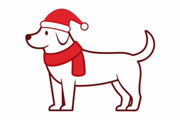 santa claus with christmas tree