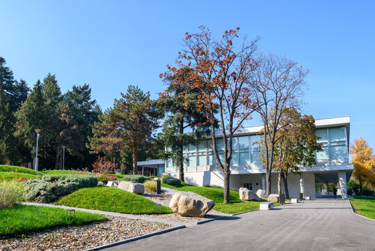 The Museum of Yugoslavia, with Josip Broz Tito grave located in The House of Flowers, the most visited museum in Belgrade, Serbia