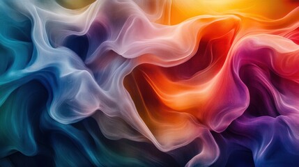 Obraz premium Abstract Swirling Colors