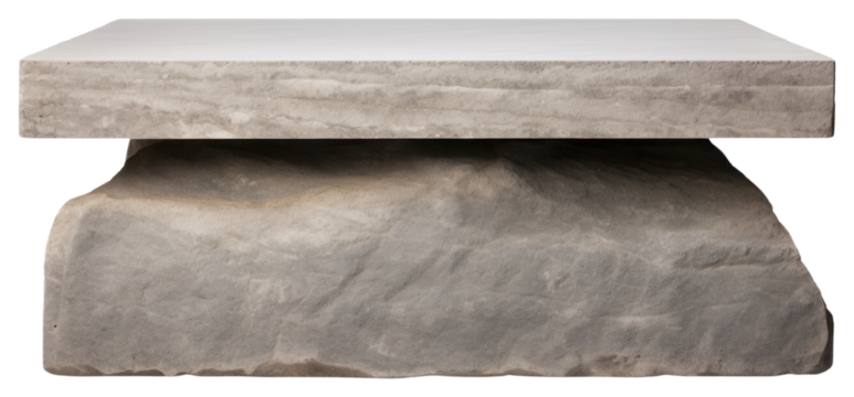 PNG Stone furniture table architecture.