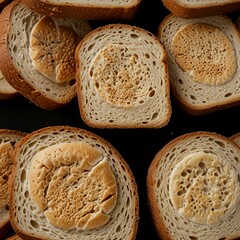 Breakfast bread and jelly fresh food for family