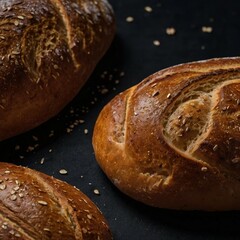 Breakfast bread and jelly fresh food for family