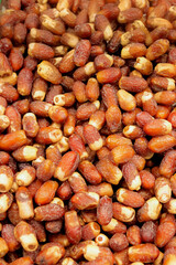 small sized dates in large quantity, dates in large quantity, ark color dates, Healthy food, Natural food, Dried Fruit, dates on a market stall, 
