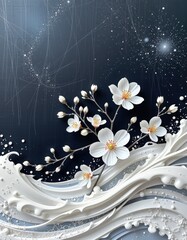 abstract floral background