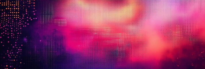 Abstract Pink and Purple Dot Pattern Background