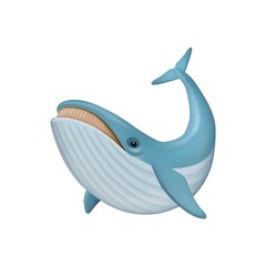 Fototapeta premium Whale Emoji 