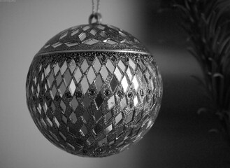 Bright Christmas and New Year Festive Mood Decoration Background