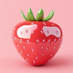 Delightful Strawberry - A Vibrant Food Photography Piece