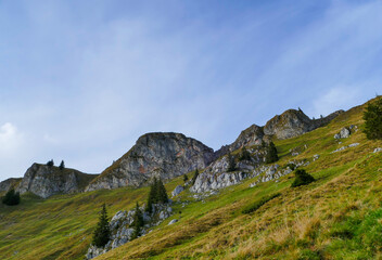 Obraz premium Felsformation Rotwand Bayern