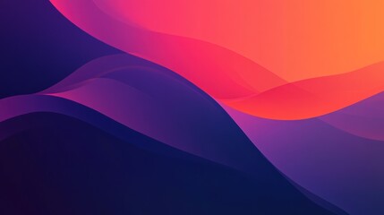 Abstract Waves in Vibrant Hues