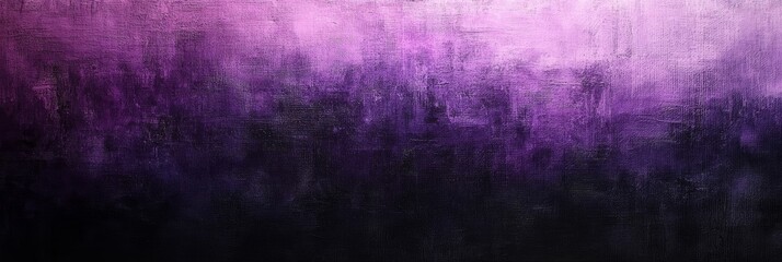 Abstract Purple Gradient Painting - Canvas Texture Background