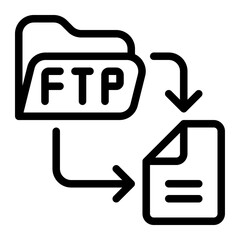 Data Copy Line Icon