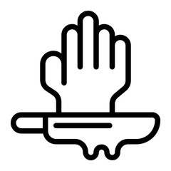 Hand Line Icon
