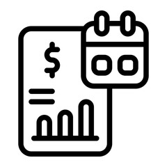 Investing Line Icon