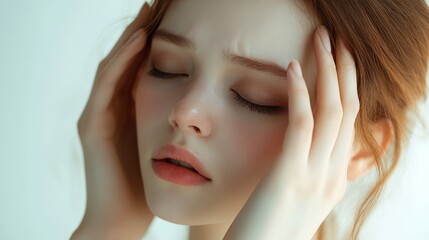 Fototapeta premium Natural BeautyTimeless Elegance:Portrait of Confidence women.Concept of aging gracefully, skincare, beauty, natural beauty, anti-aging, self-care, wellness.