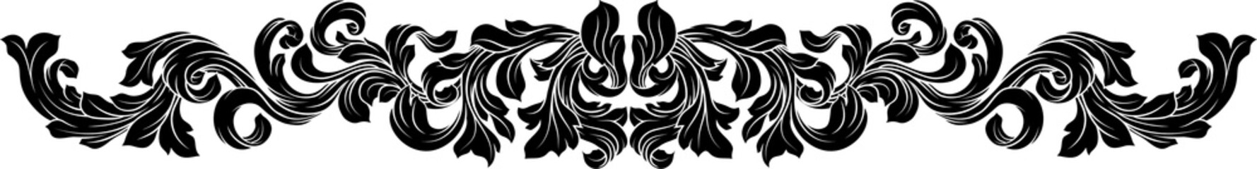 Filigree Heraldic Heraldry Pattern Band Vine