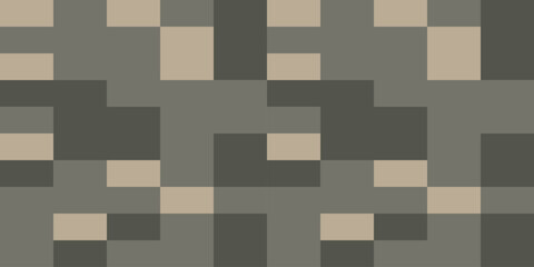 Army Seamless Camouflage, Modern Print Pattern That Was Used as the Default Camouflage Pattern Issued. Military Camouflage Pants