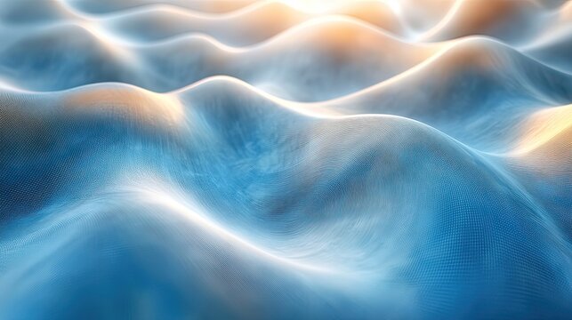 An abstract blue and white background with lines, curves, and gradients, perfect for business presentation designs