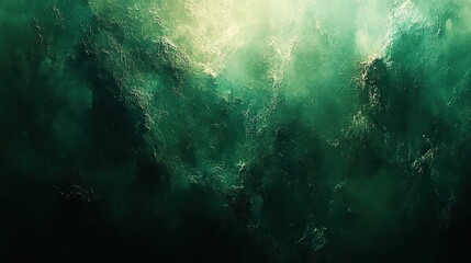 Obraz premium An abstract dark green grunge background offers textured, edgy style suitable for bold designs