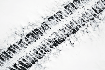 PNG An off-road vehicle on snow texture nature tracks.