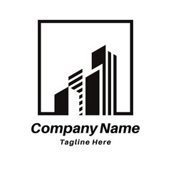 Real estate logo design icon