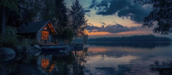 Wonderful Scenery In The Evening