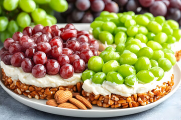 Photo of Red and Green Grape Almond Cakes