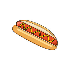 Hotdog vector illustration