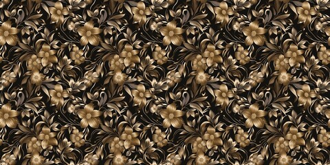 Luxury floral background with an elegant, opulent design. seamless background pattern